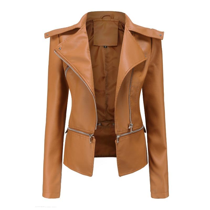 Women s European Size New Leather Jacket Women s Hem Removable Spring and Autumn Coat Women s Fashion Casual Jacket 3XL верблюд
Women s European Size New Leather Jacket Women s Hem Removable Spring and Autumn Coat Women s Fashion Casual Jacket 3XL верблюд