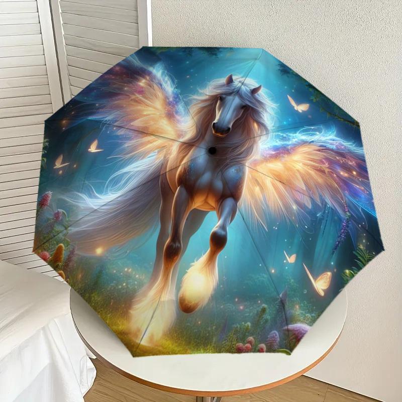 1pc Fantasy Unicorn with Wings Umbrella with Plastic Handle,Suitable for All Seasons Home Travel Outdoor UmbrellaDD357
1pc Fantasy Unicorn with Wings Umbrella with Plastic Handle,Suitable for All Seasons Home Travel Outdoor UmbrellaDD357