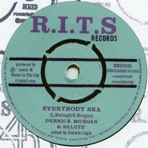 7inch Record DERRICK MORGAN, SALUTE / SALUTE - Everybody Ska / Skafonso MBX092 Room In The Sky 2016 UK Reggae, Ska & Dub
7inch Record DERRICK MORGAN, SALUTE / SALUTE - Everybody Ska / Skafonso MBX092 Room In The Sky 2016 UK Reggae, Ska & Dub