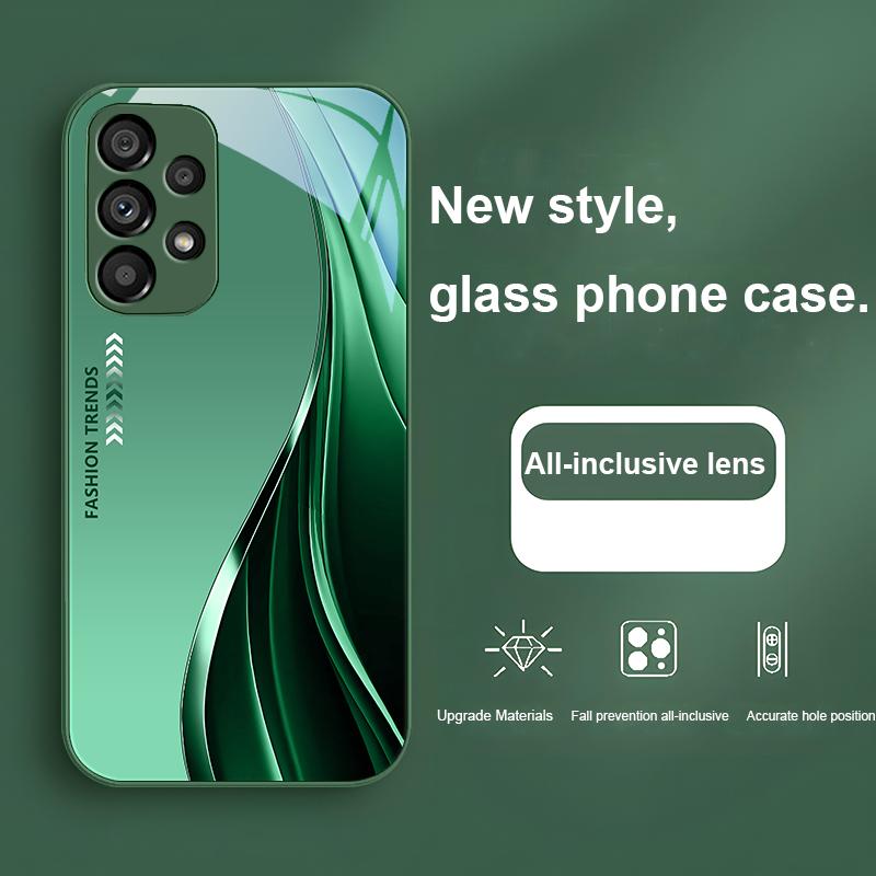 Fashion Trends Green For Samsung Galaxy S24 Plus S20 21 FE S23 Ultra S8 9 A70 72 73 50 51 52 53 Tempered Glass Phone Case Samsung S23 Ultra
Fashion Trends Green For Samsung Galaxy S24 Plus S20 21 FE S23 Ultra S8 9 A70 72 73 50 51 52 53 Tempered Glass Phone Case Samsung S23 Ultra