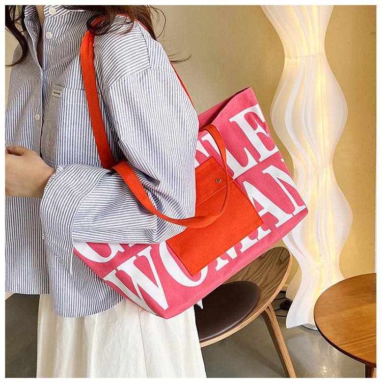 Stylish Large Capacity Tote Bag With Letter Print Casual Design In Vintage Style фуксія
Stylish Large Capacity Tote Bag With Letter Print Casual Design In Vintage Style фуксія