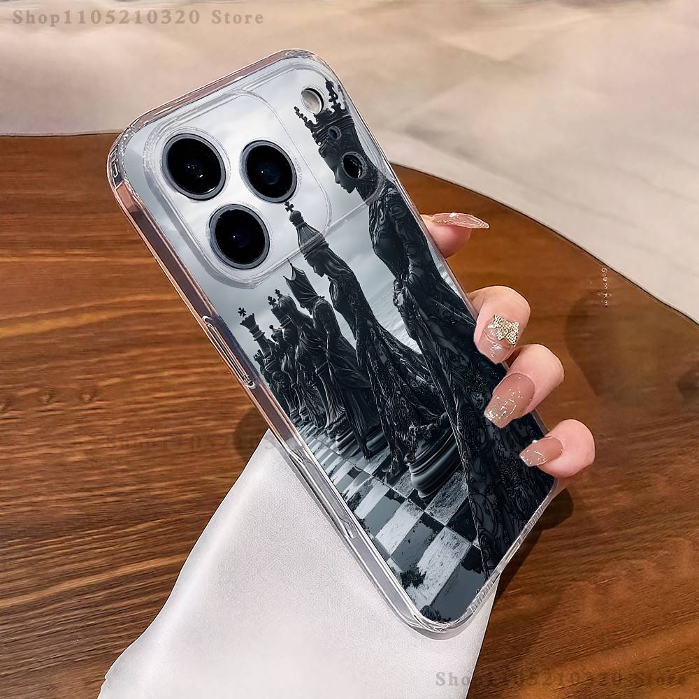 Chess Board Art Phone Case For iPhone 17,16,15,14,13,12,11 Pro,Max,Plus,XR,Mini,E Clear Full-coverage Soft Cover iPhone16
Chess Board Art Phone Case For iPhone 17,16,15,14,13,12,11 Pro,Max,Plus,XR,Mini,E Clear Full-coverage Soft Cover iPhone16