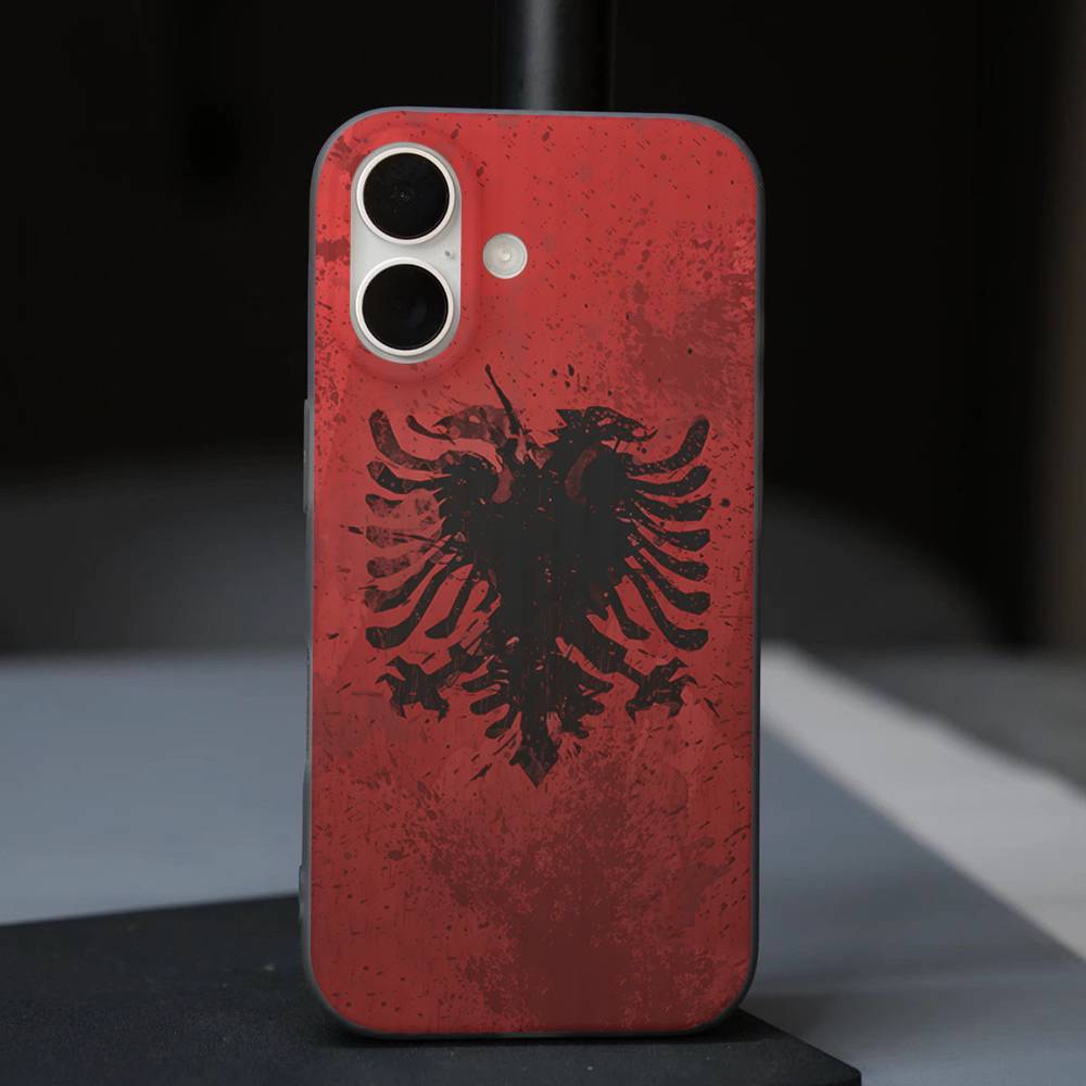 Albania Flag Eagle Logo Soft Corrugated Transparent Phone Case For IPhone 17 15 16 11 12 13 14 Pro Max Plus Pro iPhone 14 plus
Albania Flag Eagle Logo Soft Corrugated Transparent Phone Case For IPhone 17 15 16 11 12 13 14 Pro Max Plus Pro iPhone 14 plus