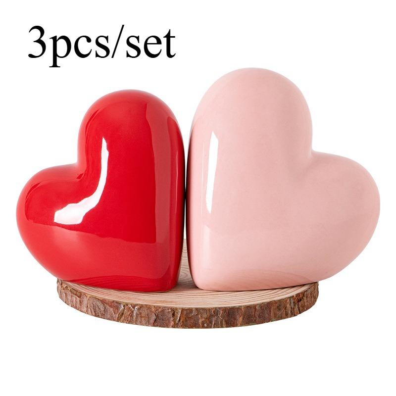 3pcs/set Valentine s Day Creative Ornaments Love Ceramic Crafts Home Decoration Ornaments Home Ornaments Can Be Used As Gifts
3pcs/set Valentine s Day Creative Ornaments Love Ceramic Crafts Home Decoration Ornaments Home Ornaments Can Be Used As Gifts