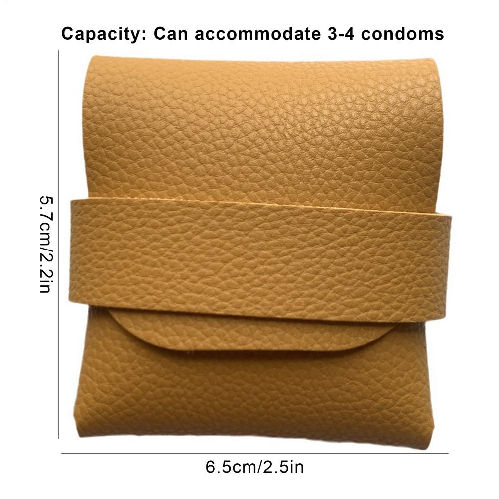 Leather Condom Holder Condom Carrying Cases 3 Colors PU Leather Discreet Pocket Carrying Case For 3-4 Condoms жовтий
Leather Condom Holder Condom Carrying Cases 3 Colors PU Leather Discreet Pocket Carrying Case For 3-4 Condoms жовтий