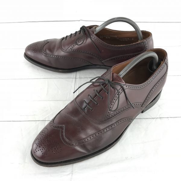 Vintage 80s-90s Made in USA Bostonian Goodyear Welt Leather Wingtip Shoes Size 27.5cm Burgundy(USED)
Vintage 80s-90s Made in USA Bostonian Goodyear Welt Leather Wingtip Shoes Size 27.5cm Burgundy(USED)