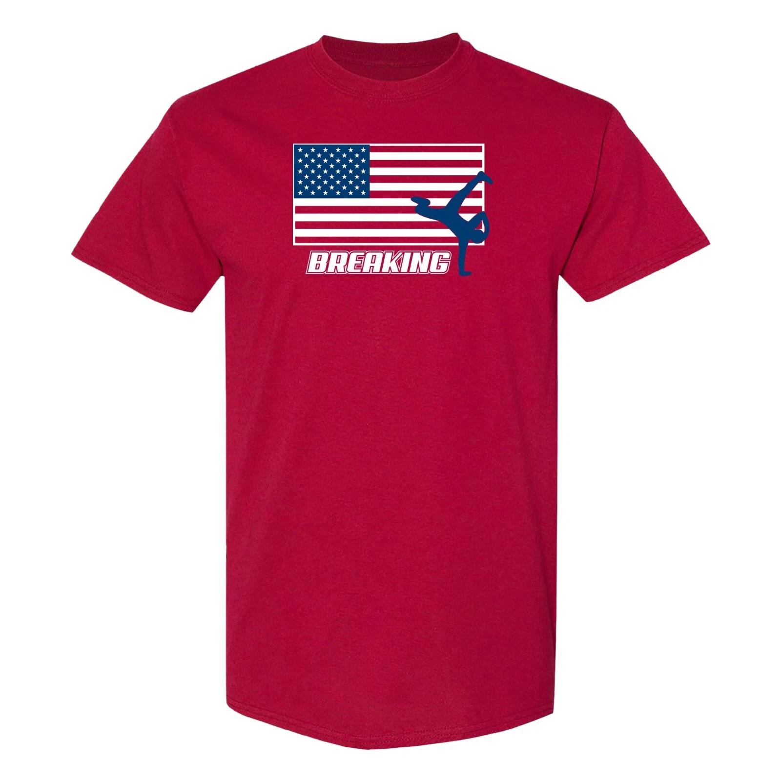 Breaking USA Flag Dance T-Shirt - Cardinal XL
Breaking USA Flag Dance T-Shirt - Cardinal XL