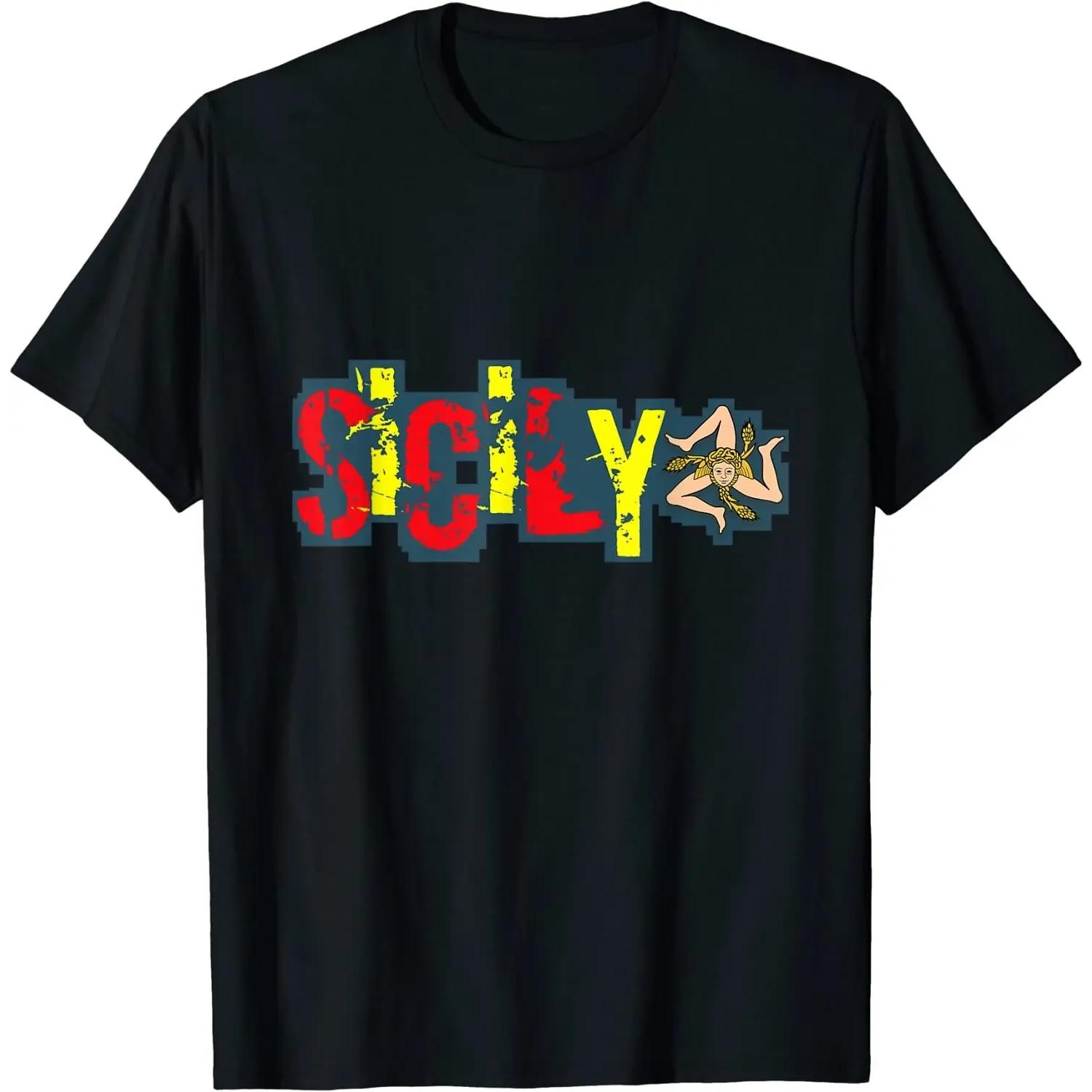 Sicile Trinacria Sicily Three-legged Symbol T Shirt New 100% Cotton Short Sleeve O-Neck T-shirt Casual Mens Top S чёрный
Sicile Trinacria Sicily Three-legged Symbol T Shirt New 100% Cotton Short Sleeve O-Neck T-shirt Casual Mens Top S чёрный