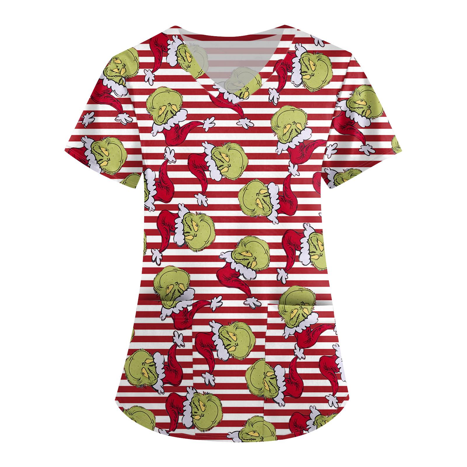 Большой размер Принтованный скраб Рабочая униформа Топы для женских V-образный вырез с запахом Принт Короткий рукав Веселые футболки Рабочая одежда Футболка с карманами XXXXXL красный
Большой размер Принтованный скраб Рабочая униформа Топы для женских V-образный вырез с запахом Принт Короткий рукав Веселые футболки Рабочая одежда Футболка с карманами XXXXXL красный