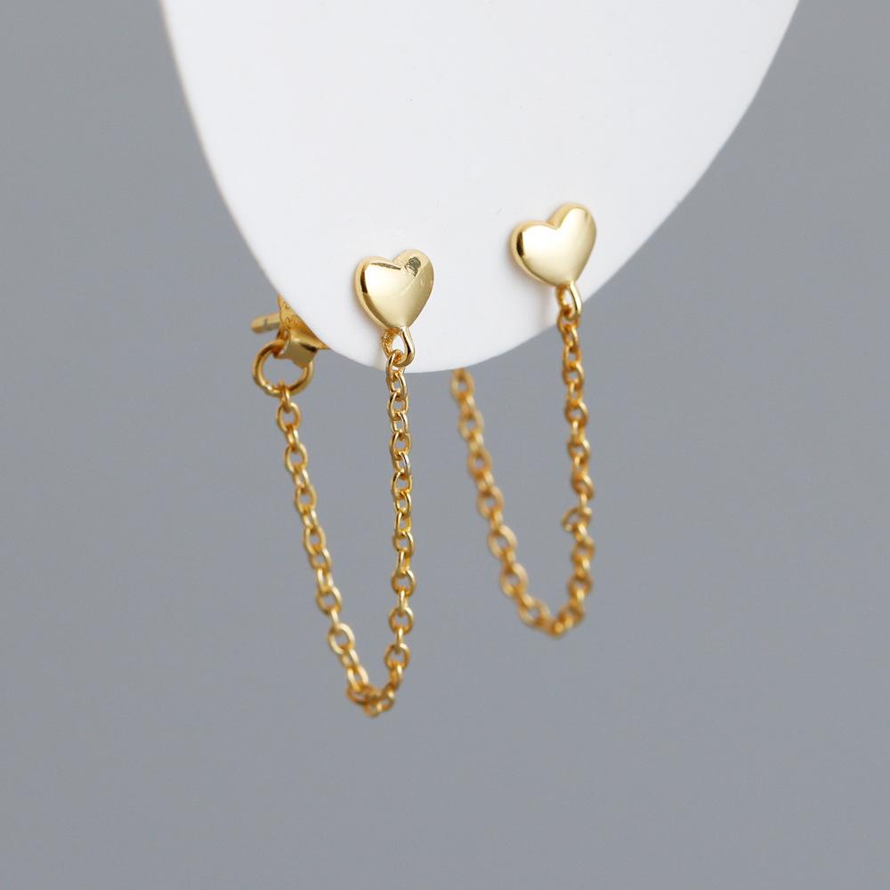 EH1378 Love Heart Flow S925 Серебряная серьга для ушей Серьга с температурной цепочкой Tale Small Ear
EH1378 Love Heart Flow S925 Серебряная серьга для ушей Серьга с температурной цепочкой Tale Small Ear