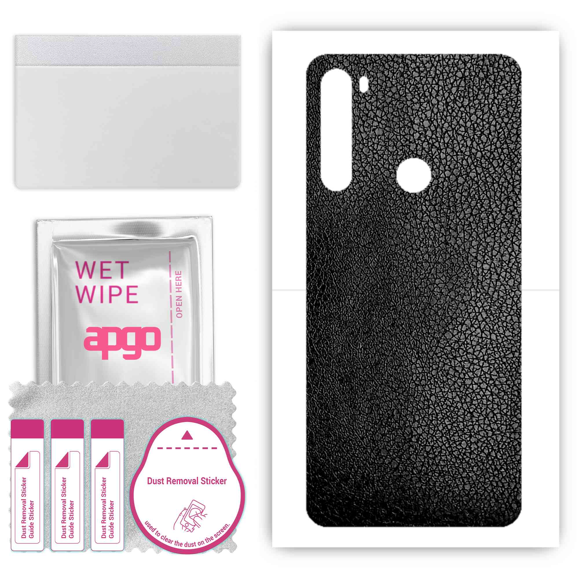 Apgo Protective Skin Sticker для задньої панелі, сумісний із Xiaomi Redmi Note 8T, Wrap Film, Foil, Vinyl - Pattern Black Leather
Apgo Protective Skin Sticker для задньої панелі, сумісний із Xiaomi Redmi Note 8T, Wrap Film, Foil, Vinyl - Pattern Black Leather
