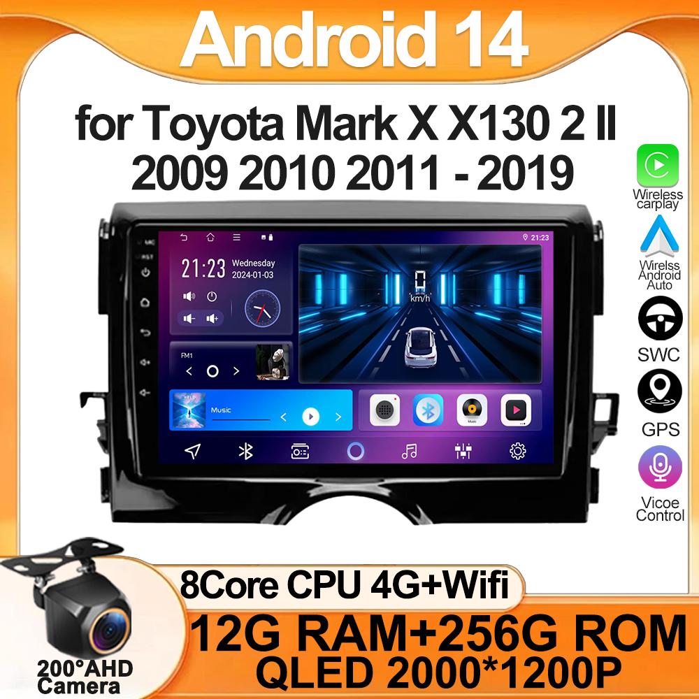 Для Toyota Mark X X130 2 II 2009 2010 2011 - 2019 Автомобильный радиоплеер Car Carplay Screen Autoradio Mirror Link Car Intelligent Syst
Для Toyota Mark X X130 2 II 2009 2010 2011 - 2019 Автомобильный радиоплеер Car Carplay Screen Autoradio Mirror Link Car Intelligent Syst