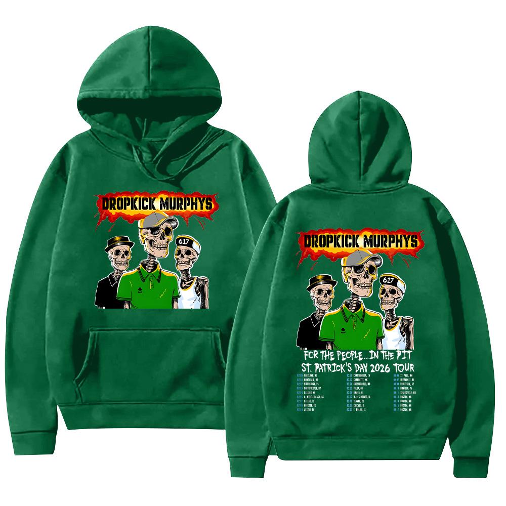 Dropkick Murphys Tour 2026 Hoodies Autumn Winter High Street Sweatshirts Rock Band Merch Clothing Women Men Punk Pullovers L темно-зелений колір
Dropkick Murphys Tour 2026 Hoodies Autumn Winter High Street Sweatshirts Rock Band Merch Clothing Women Men Punk Pullovers L темно-зелений колір