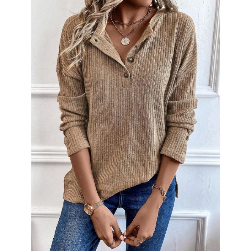 Fashion Long Sleeve Loose Knitted Women Shirt Spring Autumn Pit Strip Pullover Semi-open Neck Sweater Office Solid Color Women s Clothing 2XL
Fashion Long Sleeve Loose Knitted Women Shirt Spring Autumn Pit Strip Pullover Semi-open Neck Sweater Office Solid Color Women s Clothing 2XL