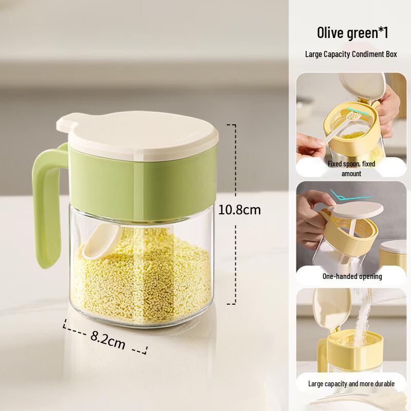 Flip-Top Glass Spice Jar
Flip-Top Glass Spice Jar