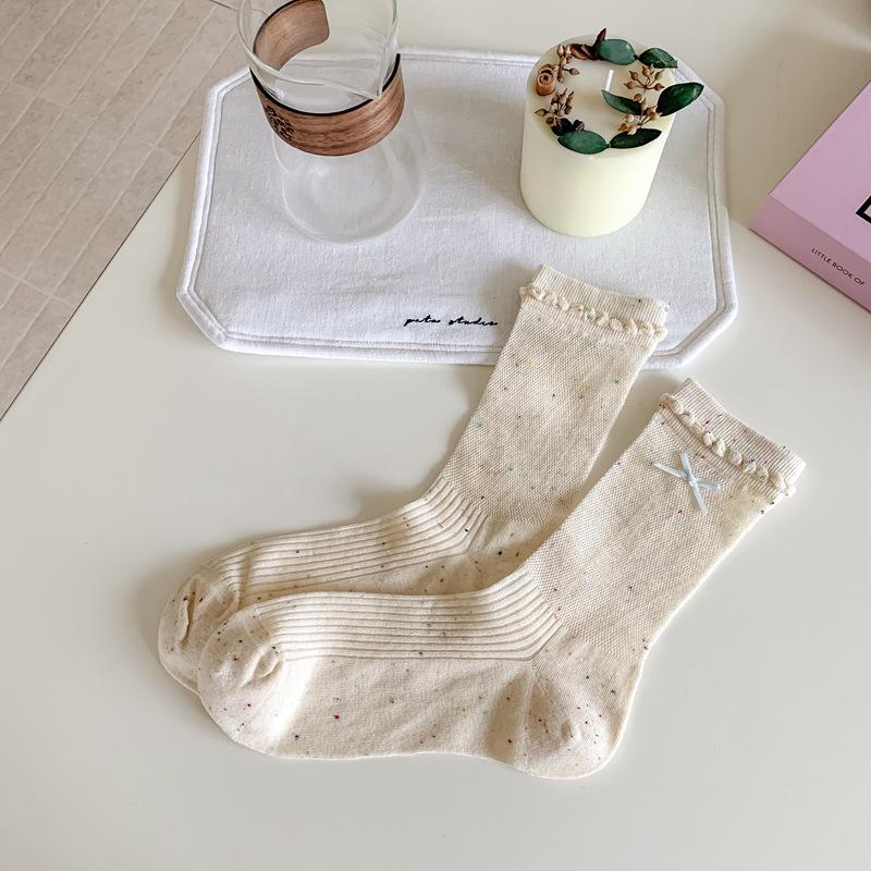 5pair Spring And Summer Socks Women S Lace Bow Girl Wind Stacking Socks Mesh Thin Idea Yarn Women S Socks Long One size fits all молоко, білий колір
5pair Spring And Summer Socks Women S Lace Bow Girl Wind Stacking Socks Mesh Thin Idea Yarn Women S Socks Long One size fits all молоко, білий колір
