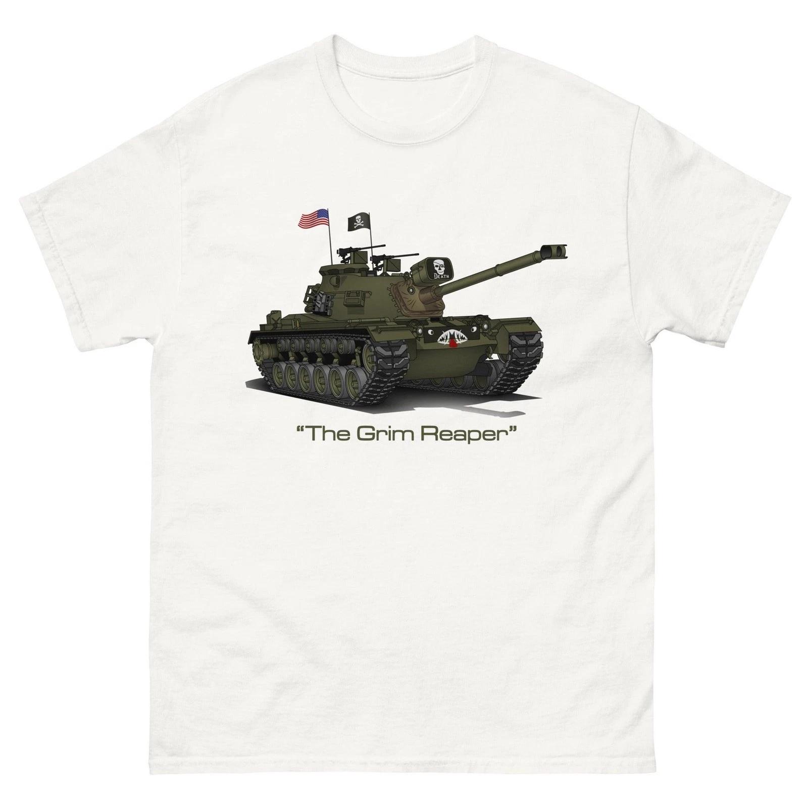 War Tank Design The Grim Reaper M48A3 T-Shirt L
War Tank Design The Grim Reaper M48A3 T-Shirt L