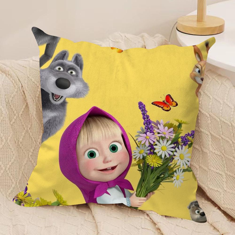 MMasha And BBears Cushion Cover Silky Short Plush DoubleSided Printed Pillow Case for Sofa All Seasons Home Decor Gift 30x30cm
MMasha And BBears Cushion Cover Silky Short Plush DoubleSided Printed Pillow Case for Sofa All Seasons Home Decor Gift 30x30cm