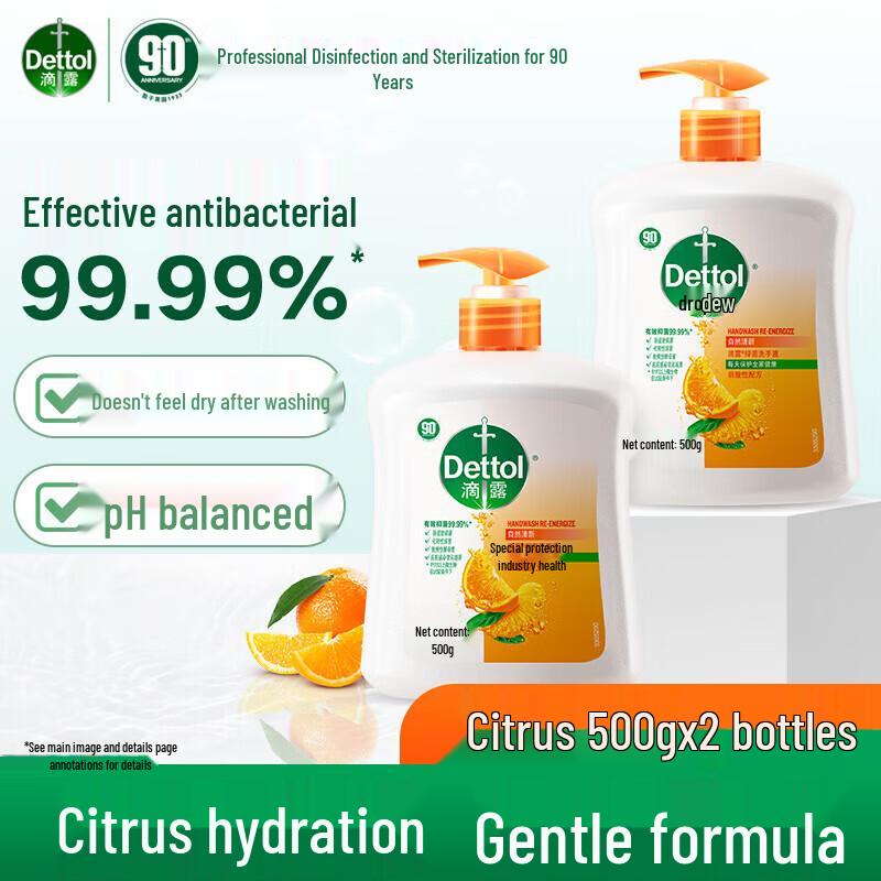 Dettol Healthy Antibacterial Hand Soap
Dettol Healthy Antibacterial Hand Soap