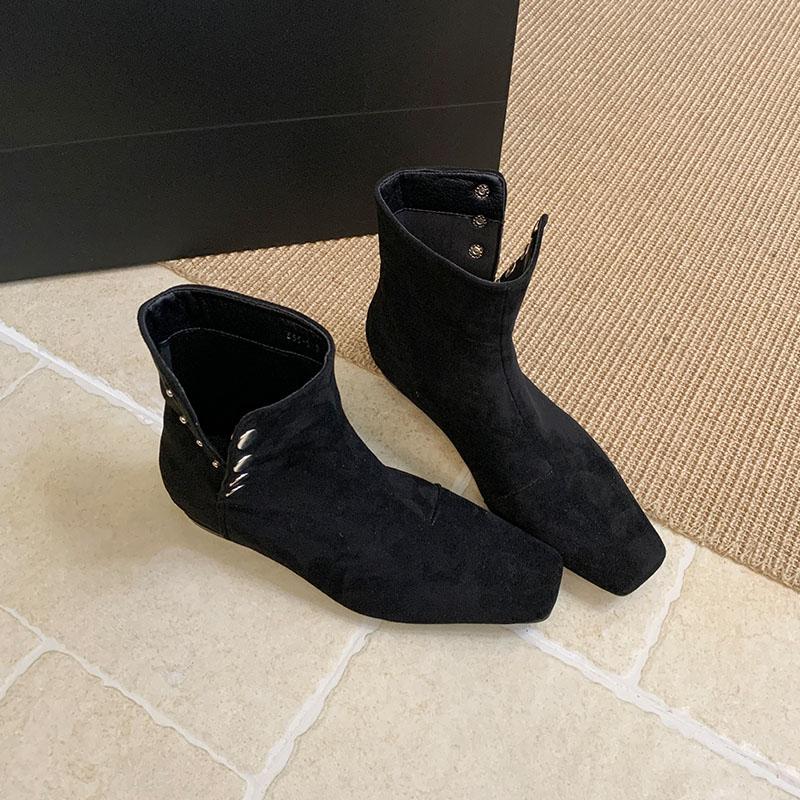 Fashion New Fashion Button Footwear Flats Women Ankle Boots Shoes Female Square Toe Ladies Short Modern Boots Flats Shoes 35 чёрный
Fashion New Fashion Button Footwear Flats Women Ankle Boots Shoes Female Square Toe Ladies Short Modern Boots Flats Shoes 35 чёрный