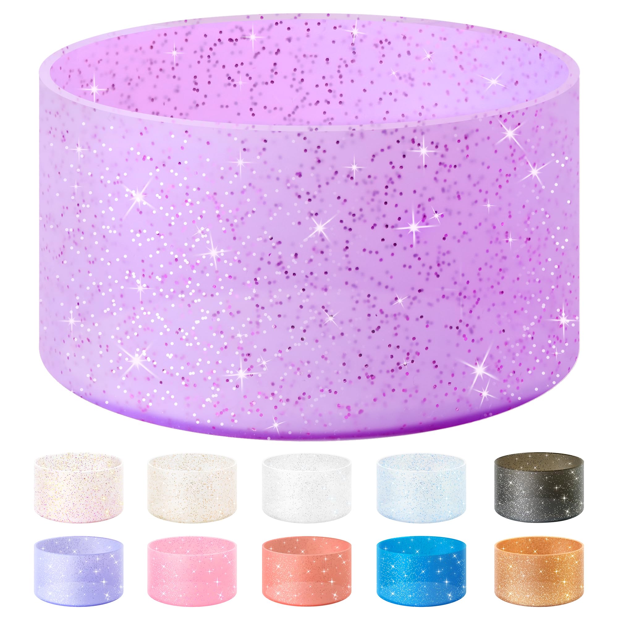 Glitter Silicone Boot Bottom Sleeve Cup for Stanley 12-24oz Bling Water Bottle Bottom Sleeve Cover Tumbler Bumper Protector фіолетовий
Glitter Silicone Boot Bottom Sleeve Cup for Stanley 12-24oz Bling Water Bottle Bottom Sleeve Cover Tumbler Bumper Protector фіолетовий