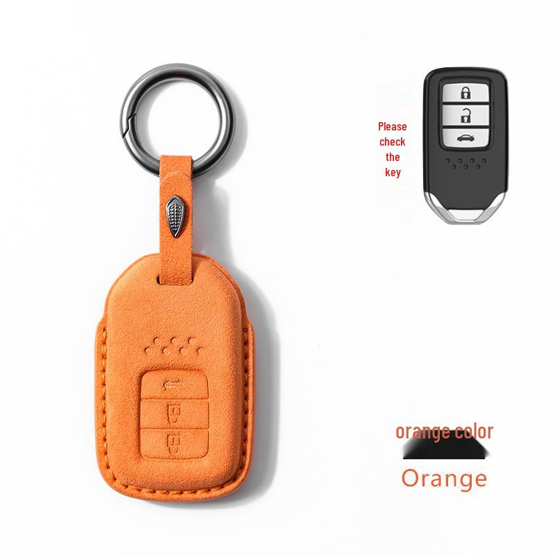 Honda Key Case for Tenth-Gen Accord/Civic/XRV with Suede Cover and Buckle OPP Plastic Bag
Honda Key Case for Tenth-Gen Accord/Civic/XRV with Suede Cover and Buckle OPP Plastic Bag