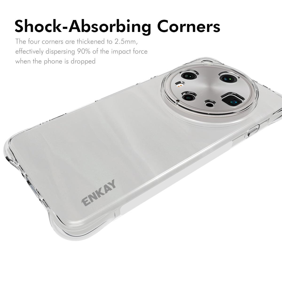For Oppo Find X8 Ultra 5G Clear Phone Case ENKAY HAT PRINCE Shockproof Anti-slip TPU Cover Transparent
For Oppo Find X8 Ultra 5G Clear Phone Case ENKAY HAT PRINCE Shockproof Anti-slip TPU Cover Transparent