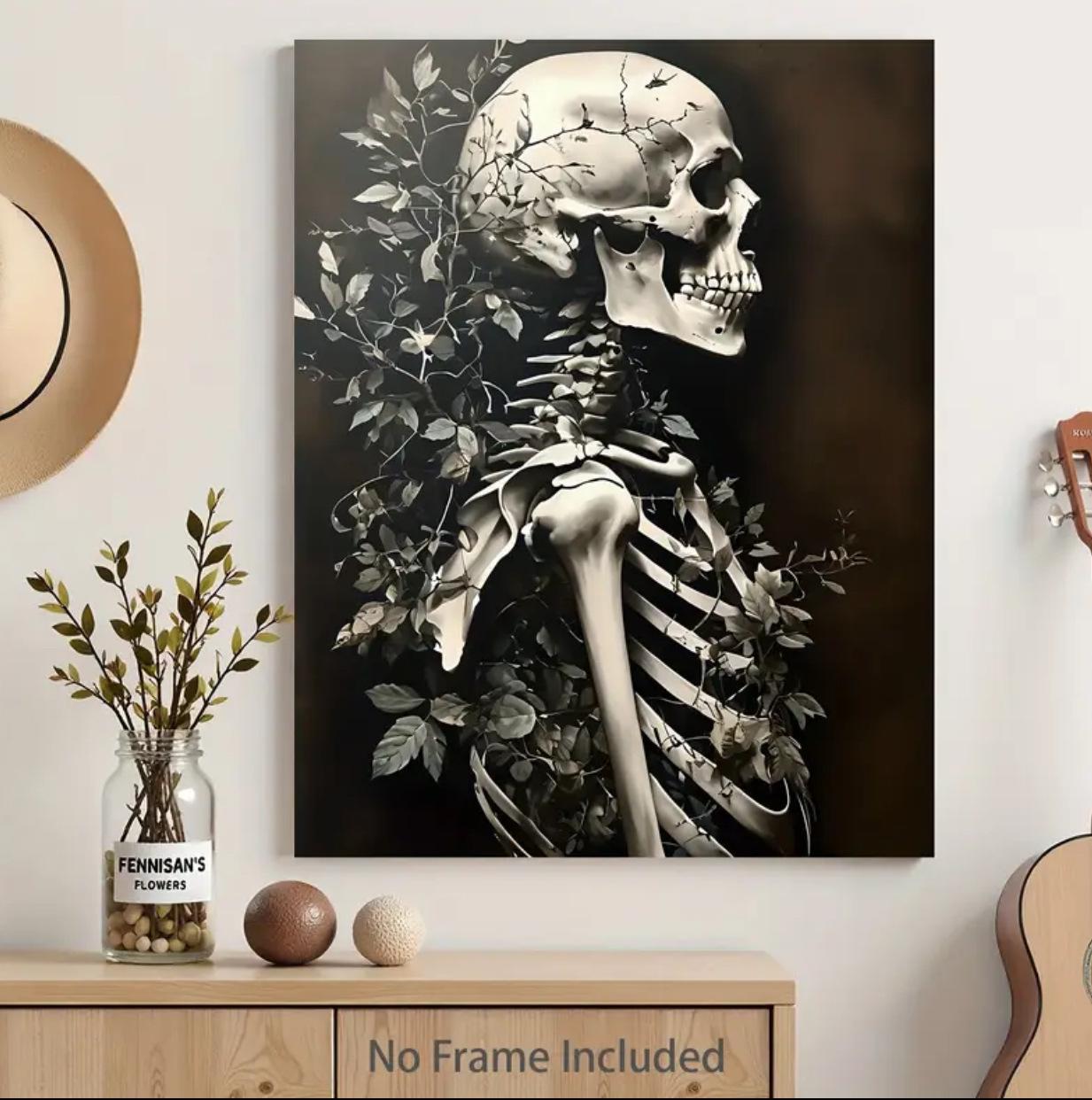 Dark Art Skull Smoking Triptych Oil Painting - Retro Wall Decoration for Living Room or Studio 15x20
Dark Art Skull Smoking Triptych Oil Painting - Retro Wall Decoration for Living Room or Studio 15x20