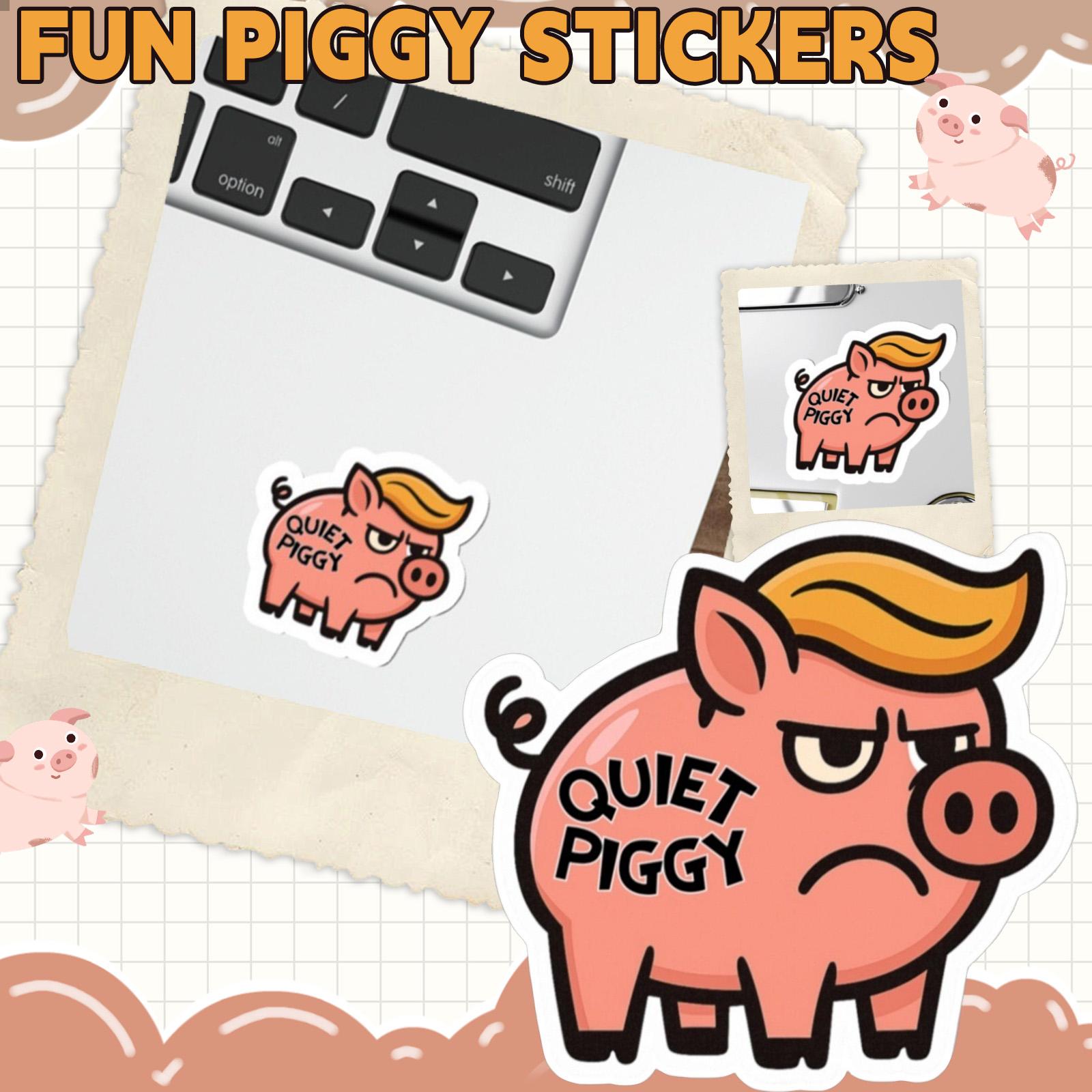 10 Quiet Pig Head Stickers, Fun And Funny Decorative Stickers, And Cute Label Stickers one size білий
10 Quiet Pig Head Stickers, Fun And Funny Decorative Stickers, And Cute Label Stickers one size білий