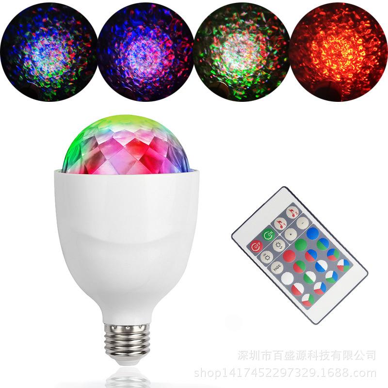 24-Key Remote Control RGBW Water Ripple Flame E27 Stage Light E27 Base
24-Key Remote Control RGBW Water Ripple Flame E27 Stage Light E27 Base