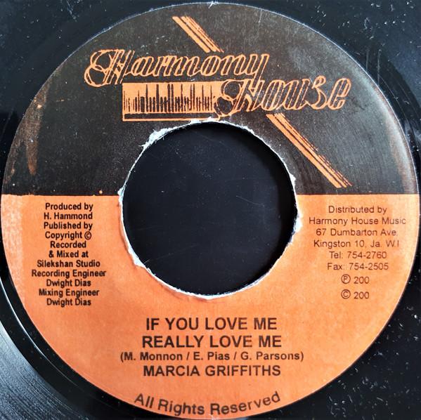 7inch Record MARCIA GRIFFITHS If You Love Me Really Love Me NONE Harmony House 2004 Jamaica Reggae Ska Dub Used
7inch Record MARCIA GRIFFITHS If You Love Me Really Love Me NONE Harmony House 2004 Jamaica Reggae Ska Dub Used