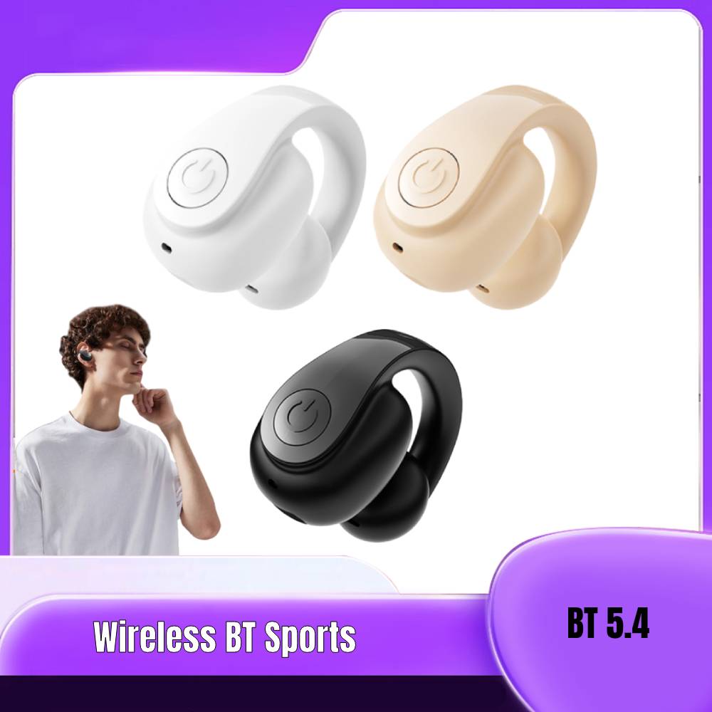 Wireless Ear Clip On Earphone Portable Bluetooth Headphones Waterproof Noise Canceling HD Sound Sport Headset Earbuds for Travel білий
Wireless Ear Clip On Earphone Portable Bluetooth Headphones Waterproof Noise Canceling HD Sound Sport Headset Earbuds for Travel білий