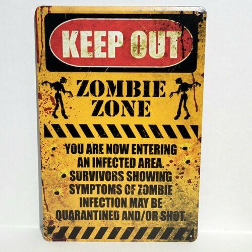 Keep Out Zombie Zone Quarantined Rustic Vintage Metal Tin Signs Man Cave GarageAluminum 30x40cm(11.8x15.7inch)
Keep Out Zombie Zone Quarantined Rustic Vintage Metal Tin Signs Man Cave GarageAluminum 30x40cm(11.8x15.7inch)