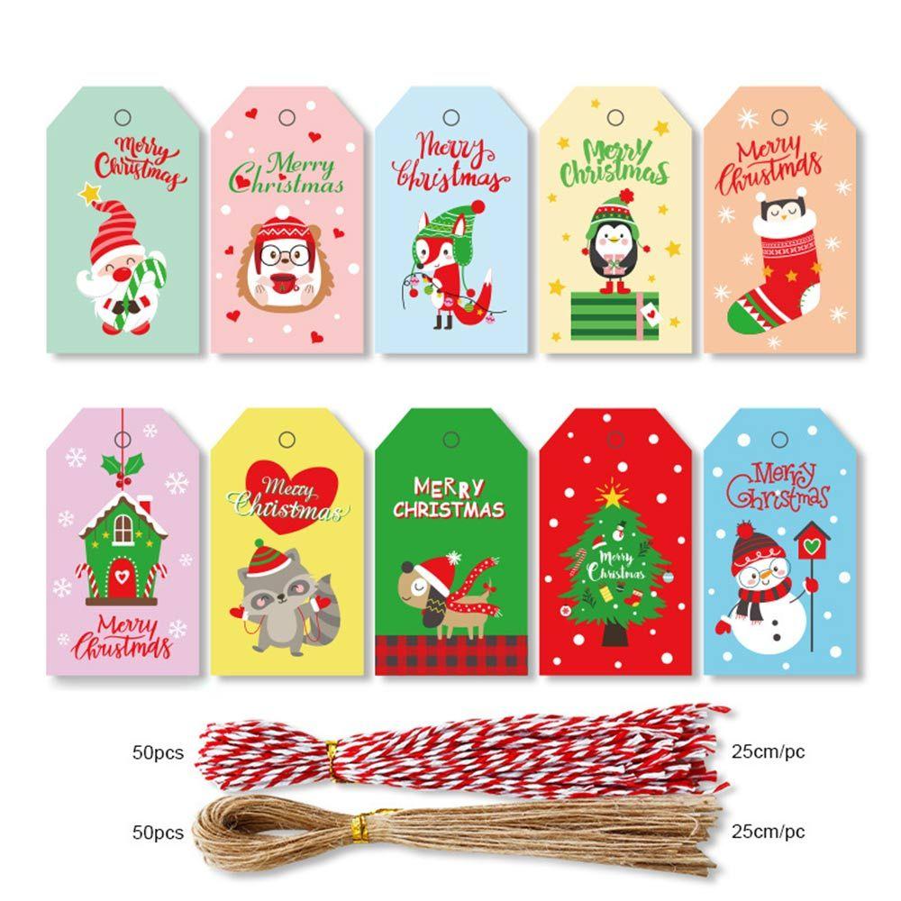 100pcs DIY Kraft Paper Xmas Decoration Christmas Labels Hang Tags Kraft Tag Gift Wrapping 04
100pcs DIY Kraft Paper Xmas Decoration Christmas Labels Hang Tags Kraft Tag Gift Wrapping 04
