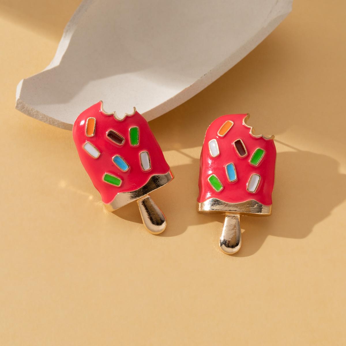 Playful Cream Ice Earrings For Women Colorful Enamel Alloy Studs Chic Fashion
Playful Cream Ice Earrings For Women Colorful Enamel Alloy Studs Chic Fashion