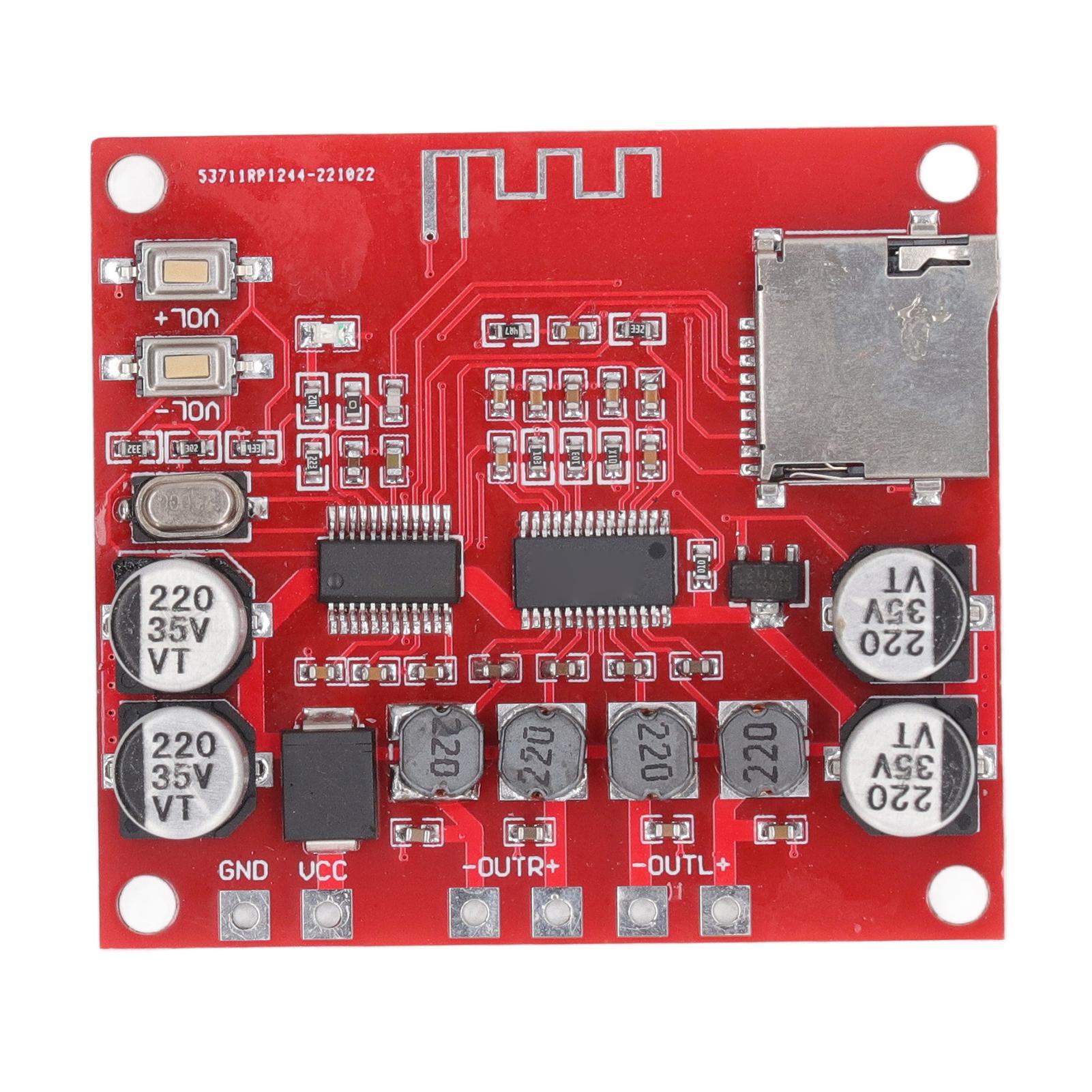 Bluetooth Power Amplifier Board 2 Channel Audio Wireless Speaker Amplifier Board DC1224V
Bluetooth Power Amplifier Board 2 Channel Audio Wireless Speaker Amplifier Board DC1224V