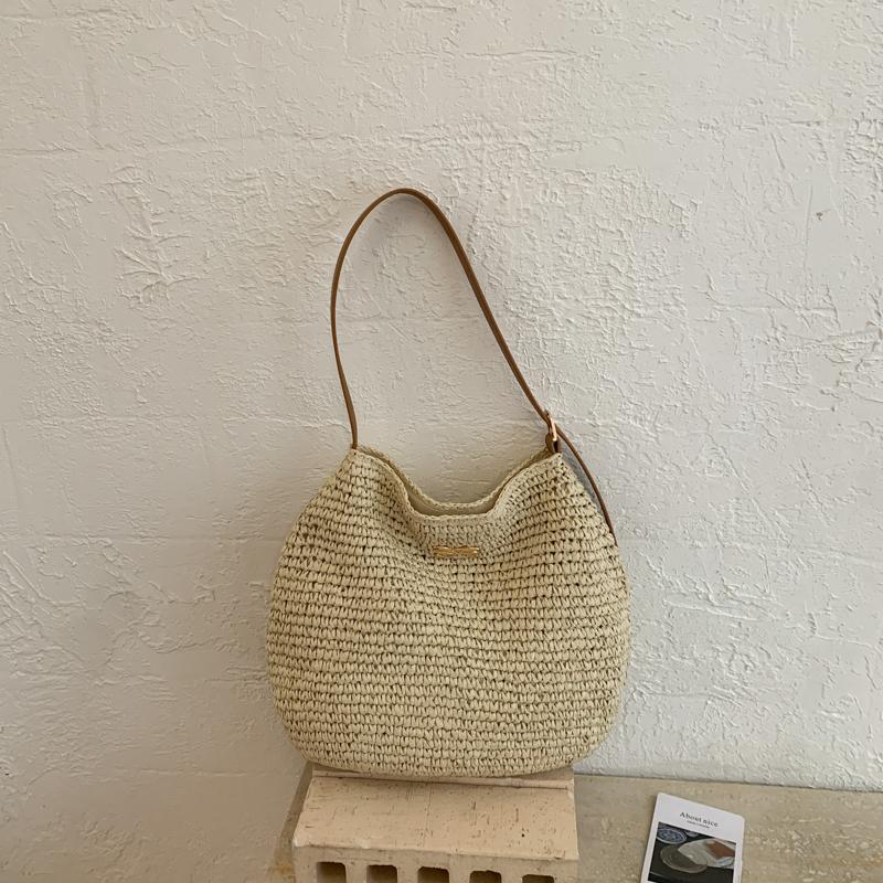 Summer Woven Straw Shoulder Bags for Women Large Capacity Crochet Hobo Tote Bag for Beach Travel Vacation Daily Use Handbag бежевый
Summer Woven Straw Shoulder Bags for Women Large Capacity Crochet Hobo Tote Bag for Beach Travel Vacation Daily Use Handbag бежевый