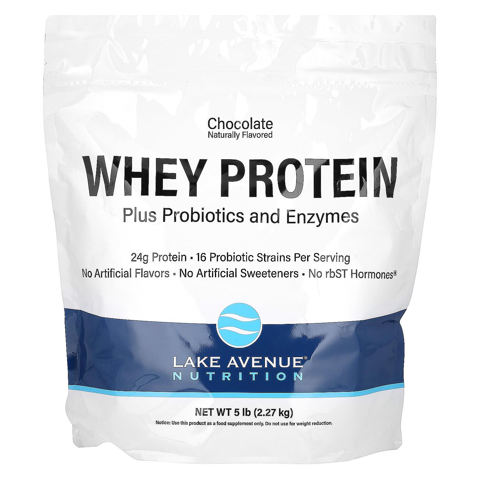 Whey Protein + Probiotic, Chocolate Flavor, 2.27Kg (5Lb)
Whey Protein + Probiotic, Chocolate Flavor, 2.27Kg (5Lb)
