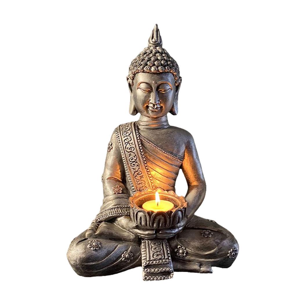 Buddha Figure Exquisite Buddhism Adorn Desk Ornaments Household Resin Scene Layout Candleholder Statue Crafts Religious Ornament
Buddha Figure Exquisite Buddhism Adorn Desk Ornaments Household Resin Scene Layout Candleholder Statue Crafts Religious Ornament