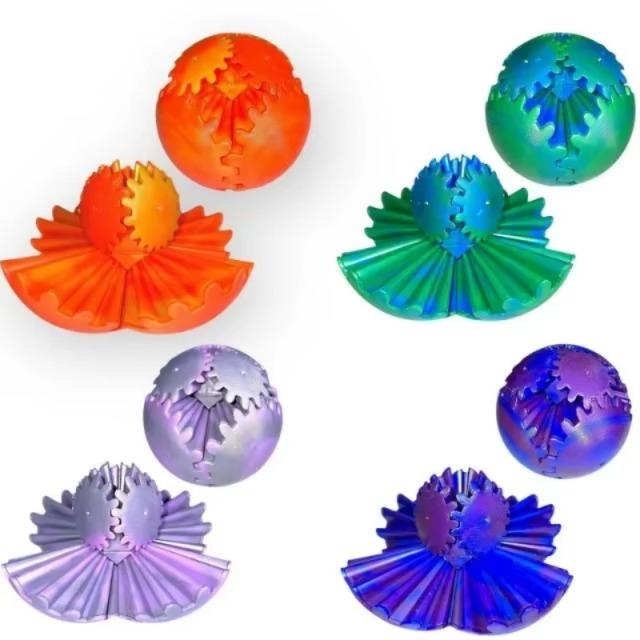 3D-друкована шестерня-кулька Fidget Toy - Портативна кулька для пальців, що обертається, Тихе зняття стресу, Тривоги, Розслаблення, Настільна іграшка, Подарунок для дорослих, Дітей
3D-друкована шестерня-кулька Fidget Toy - Портативна кулька для пальців, що обертається, Тихе зняття стресу, Тривоги, Розслаблення, Настільна іграшка, Подарунок для дорослих, Дітей
