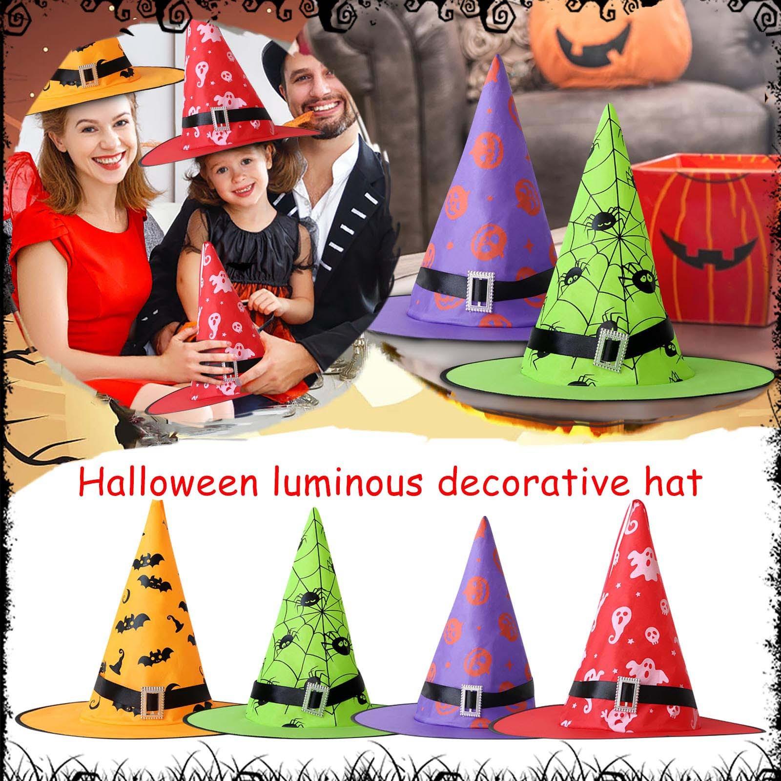 Halloween Luminous Hat Magician Hat Pendant With Rope Luminous Witch Hat Decoration
Halloween Luminous Hat Magician Hat Pendant With Rope Luminous Witch Hat Decoration