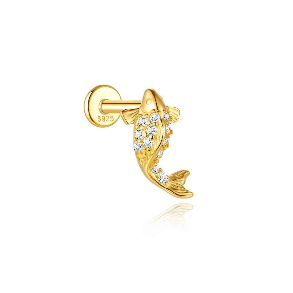 AIDE 1PC 925 Silver Lucky Red Koi Piercing Earring For Women Geometric Chain Zircon Ear Bone Stud Earrings Fine Jewelry 1piece
AIDE 1PC 925 Silver Lucky Red Koi Piercing Earring For Women Geometric Chain Zircon Ear Bone Stud Earrings Fine Jewelry 1piece