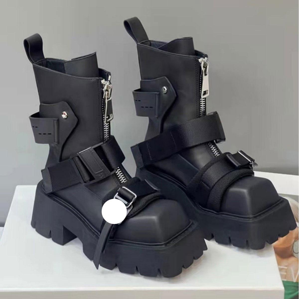 2024 Women s Trendy Black Velvet Square Toe Motorcycle Boots with Thick Soles 37
2024 Women s Trendy Black Velvet Square Toe Motorcycle Boots with Thick Soles 37