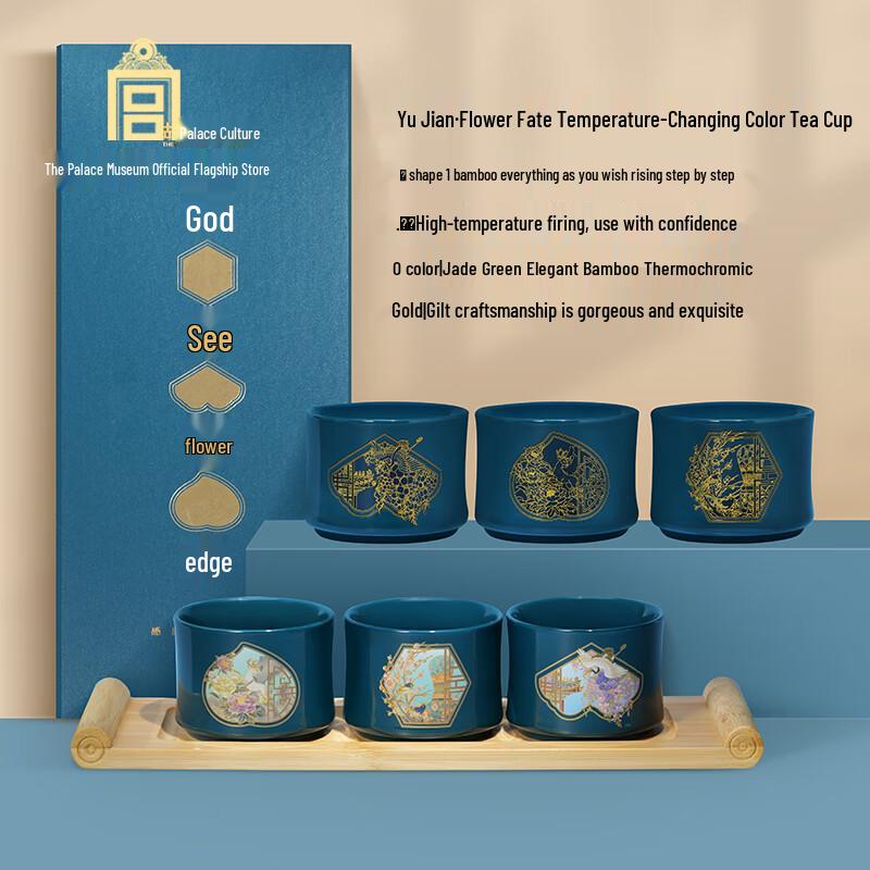 Forbidden City Imperial Floral Color-Changing Ceramic Tea Set
Forbidden City Imperial Floral Color-Changing Ceramic Tea Set