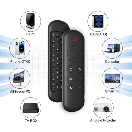 M5 Air Mouse Remote Backlight 2.4G Мини беспроводная клавиатура USB-приемник 6-осевой гироскопический датчик Многофункциональный пульт дистанционного управления для Android TV Box PC Smart TV No Light
M5 Air Mouse Remote Backlight 2.4G Мини беспроводная клавиатура USB-приемник 6-осевой гироскопический датчик Многофункциональный пульт дистанционного управления для Android TV Box PC Smart TV No Light