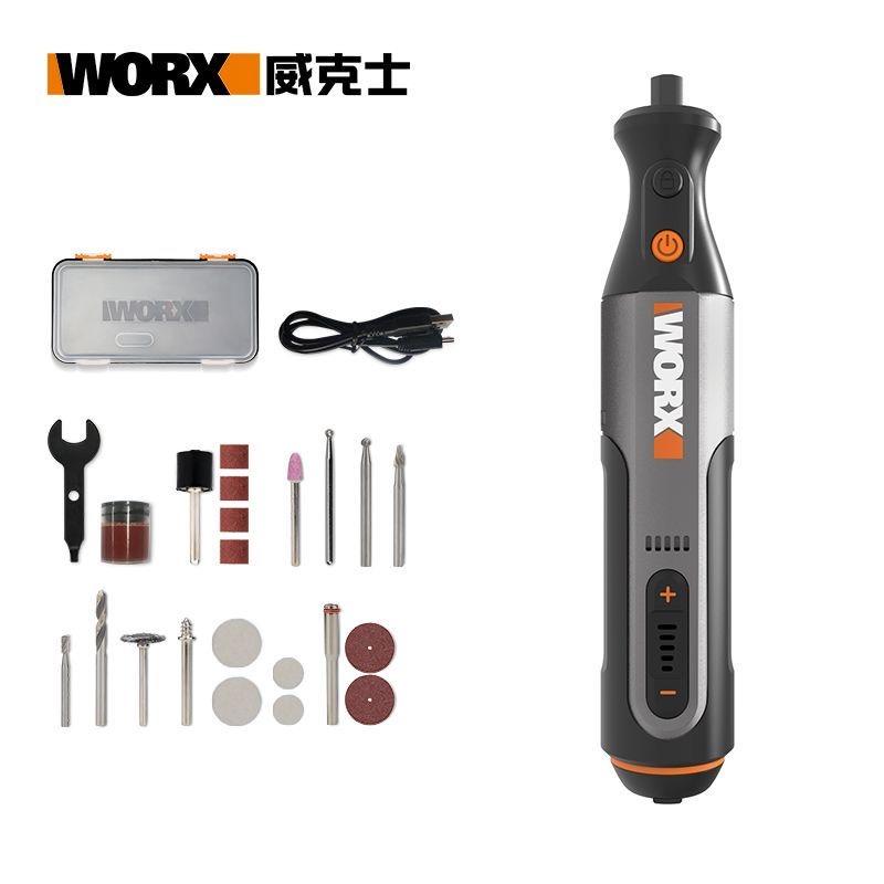 Worx WX106 Rotary Tool 8V Cordless Mini Drill Engraving Grinding Polishing Machine USB Charger Variable Speed Power Tools Set EU
Worx WX106 Rotary Tool 8V Cordless Mini Drill Engraving Grinding Polishing Machine USB Charger Variable Speed Power Tools Set EU