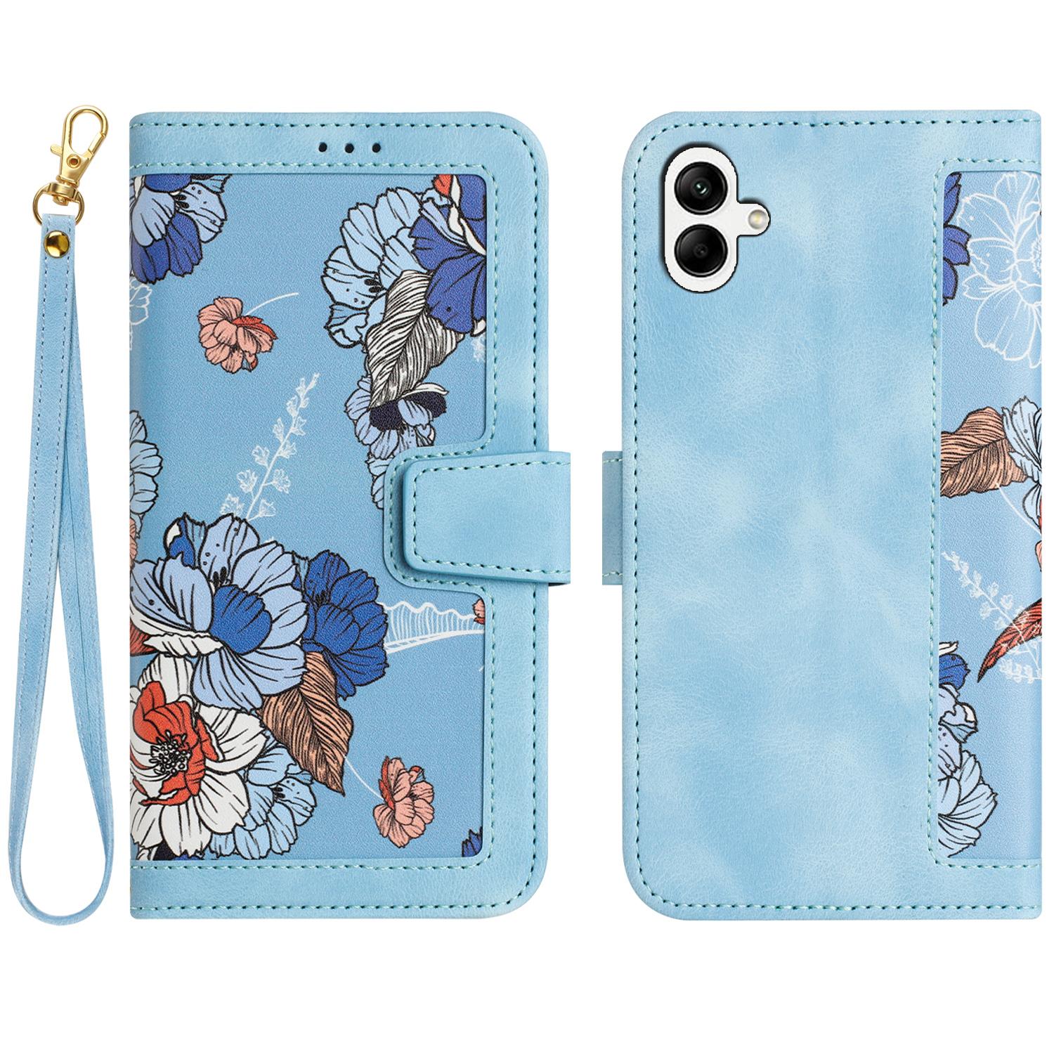 For Samsung Galaxy A25e Case PU Leather Floral Phone Cover with Card Slots Baby Blue
For Samsung Galaxy A25e Case PU Leather Floral Phone Cover with Card Slots Baby Blue