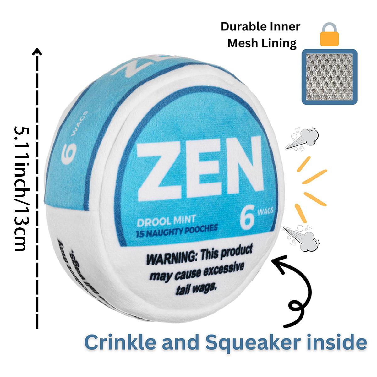 Zen Pupper Deckies Parody Dog Toy - Plush Squeaky and Crinkle Funny Dog Toy - Drool Mint рожевий
Zen Pupper Deckies Parody Dog Toy - Plush Squeaky and Crinkle Funny Dog Toy - Drool Mint рожевий