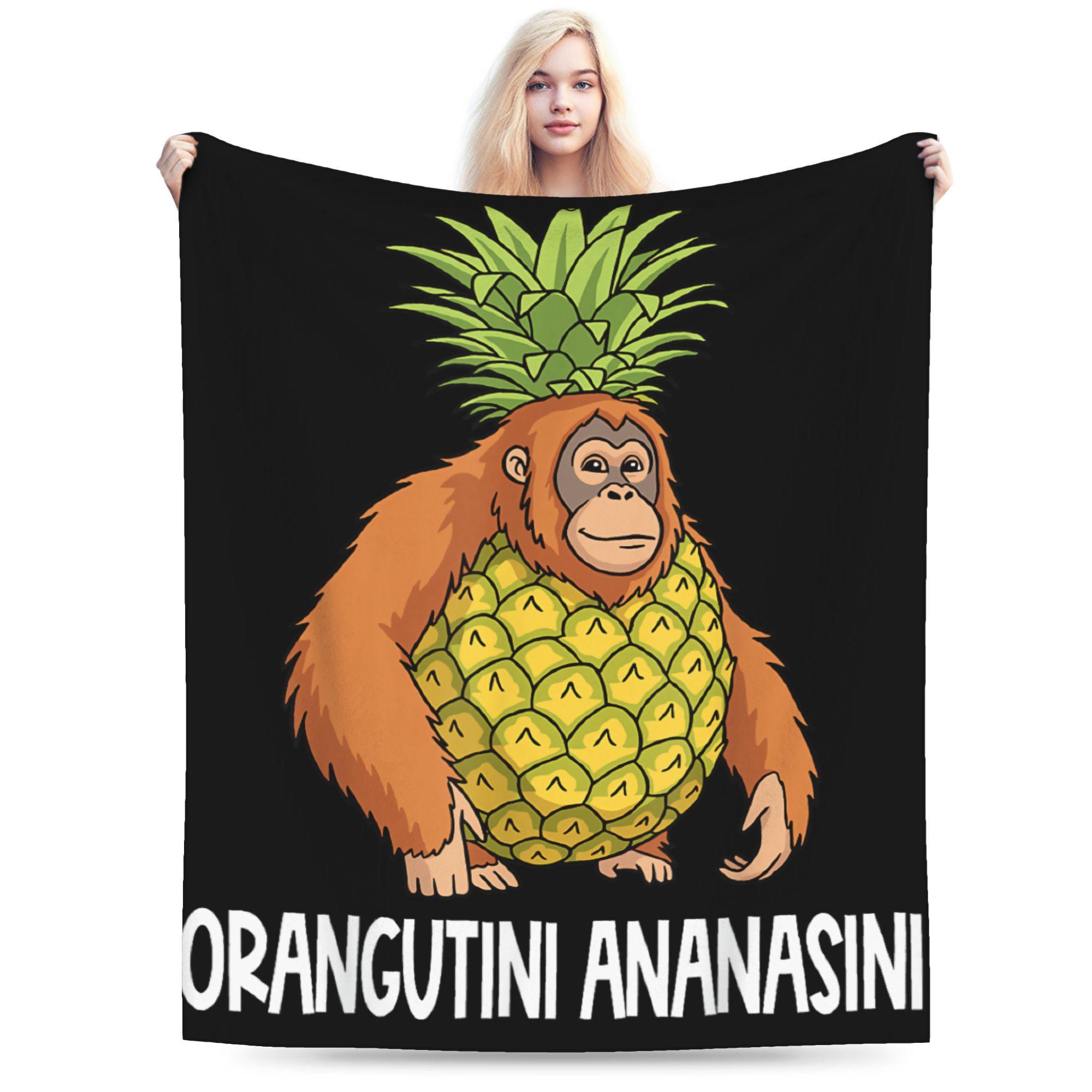 Italian Brainrot Characters Orangutini Ananasini Blanket Travel Office Flannel Throw Blanket For Bedroom Soft Bedspread Gift 75x90cm
Italian Brainrot Characters Orangutini Ananasini Blanket Travel Office Flannel Throw Blanket For Bedroom Soft Bedspread Gift 75x90cm