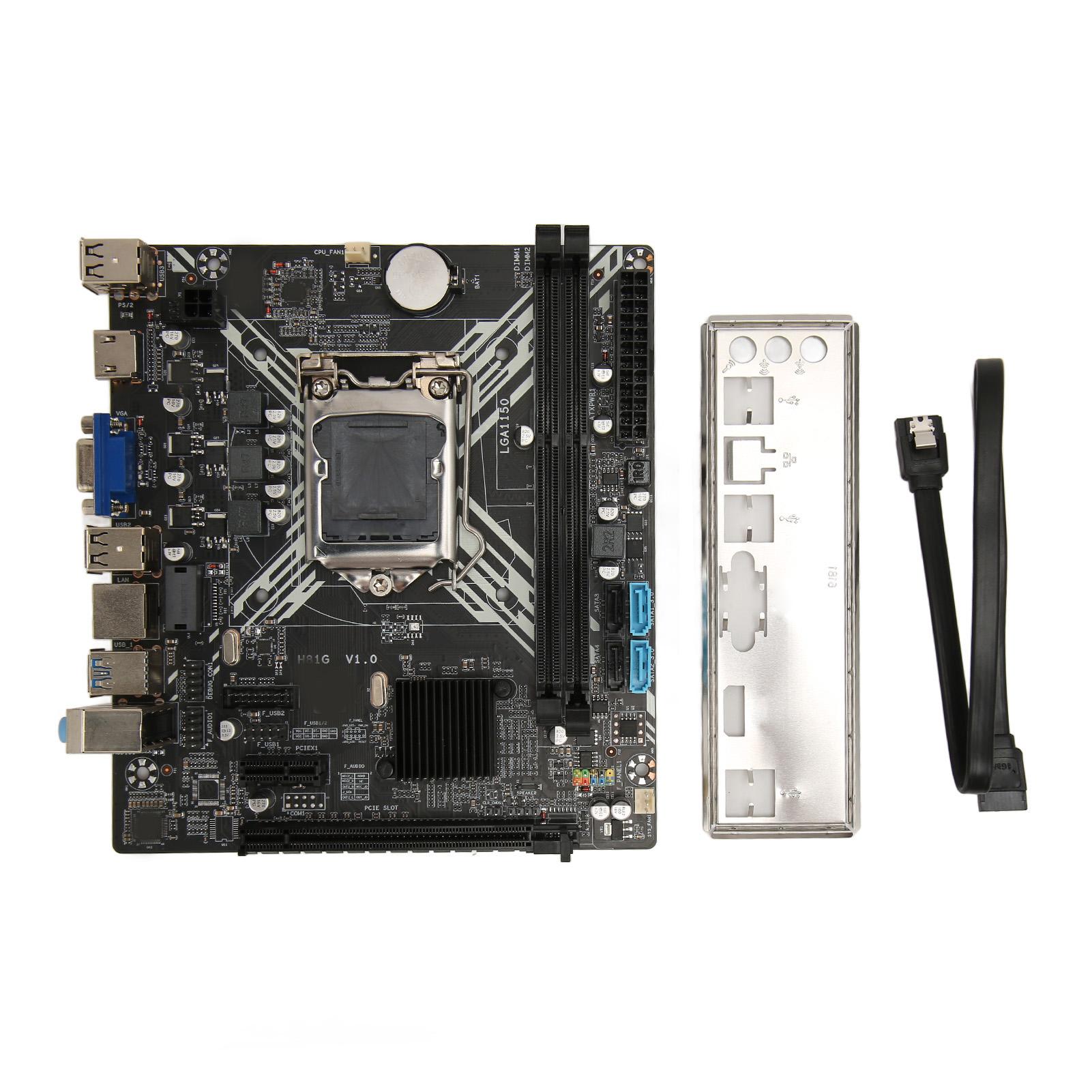 H81G Motherboard DDR3 Memory Slots USB3.0 SATA3.0 Computer Motherboard for Core for Celeron for 
H81G Motherboard DDR3 Memory Slots USB3.0 SATA3.0 Computer Motherboard for Core for Celeron for